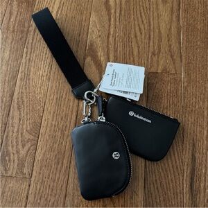 Lululemon Black Wristlet Pouch Set